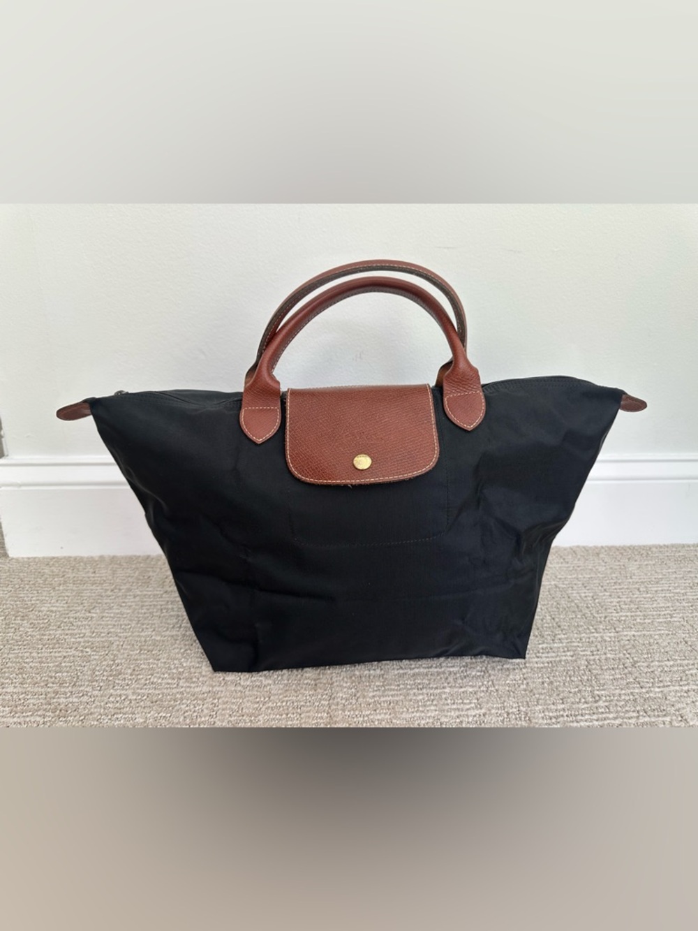 Longchamp Le Pliage Medium Handbag Black